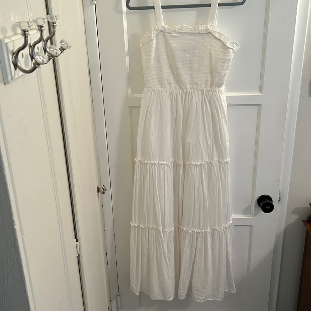 ModCloth white sun dress